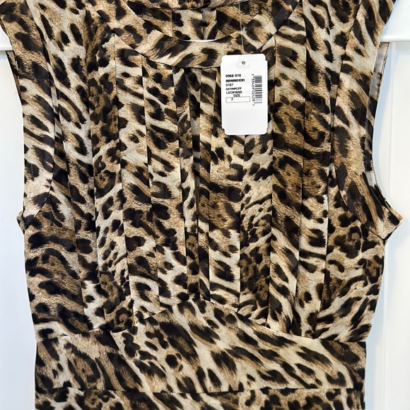 NWT L’Agence leopard dress size 2 - Picture 3 of 4